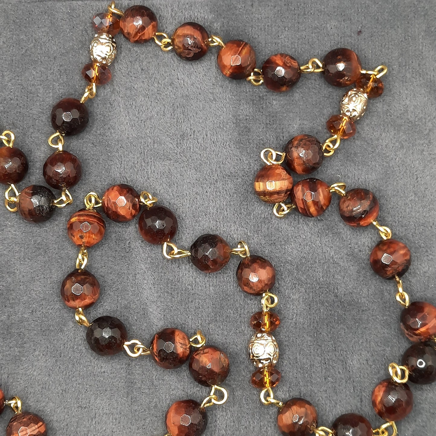 Rose Quartz And Rose Gold Rosary