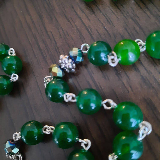 Green Jade Rosary