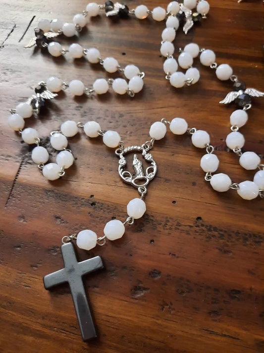 Black Cross Rosary