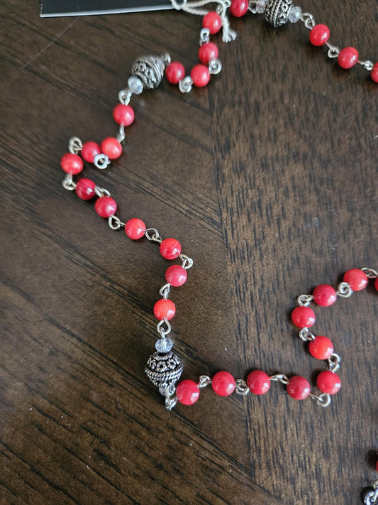 Red Coral Rosary