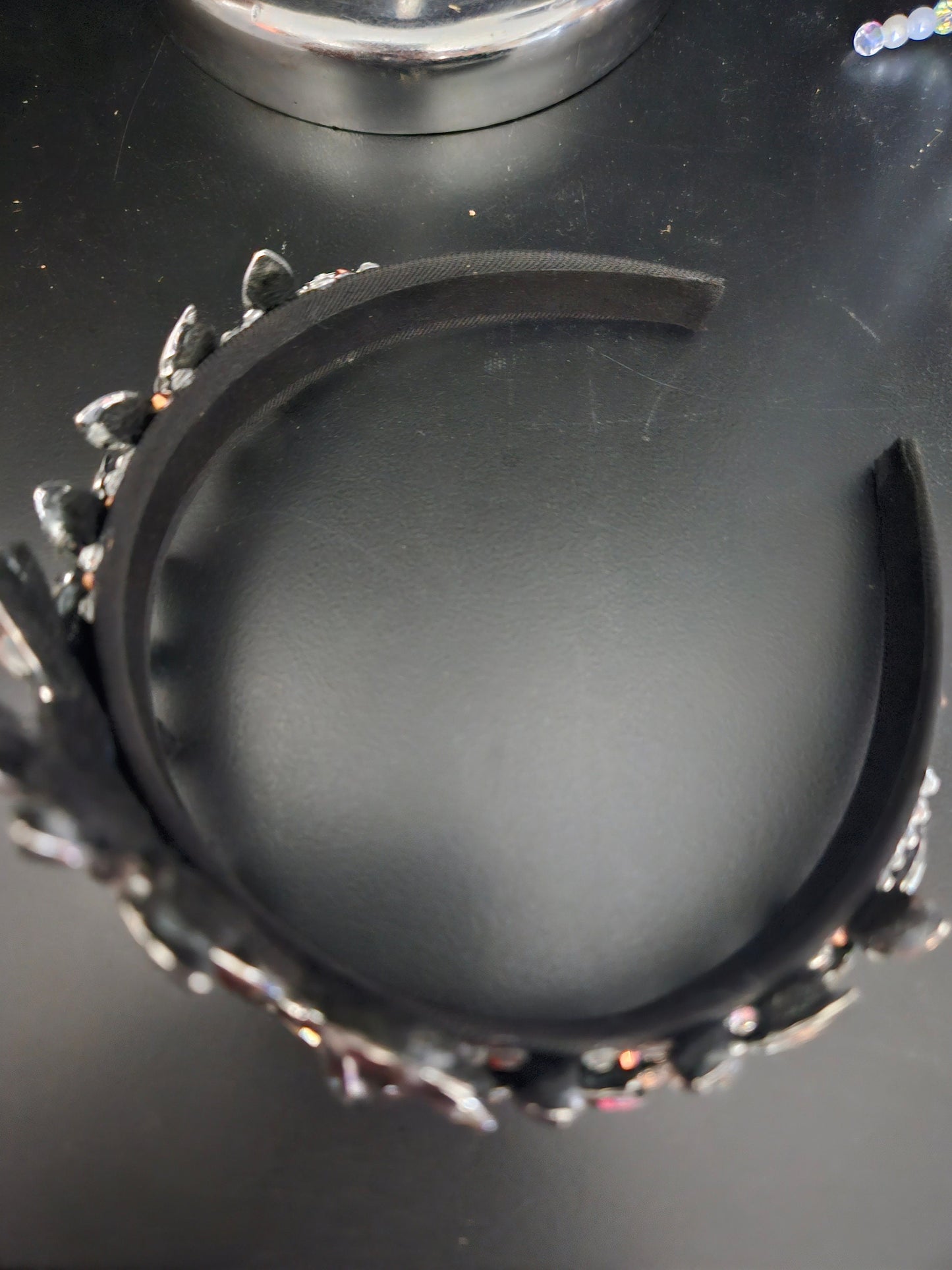 Crystal Floral Statement Tiara