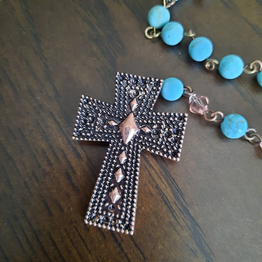 Turquoise And Rose Gold