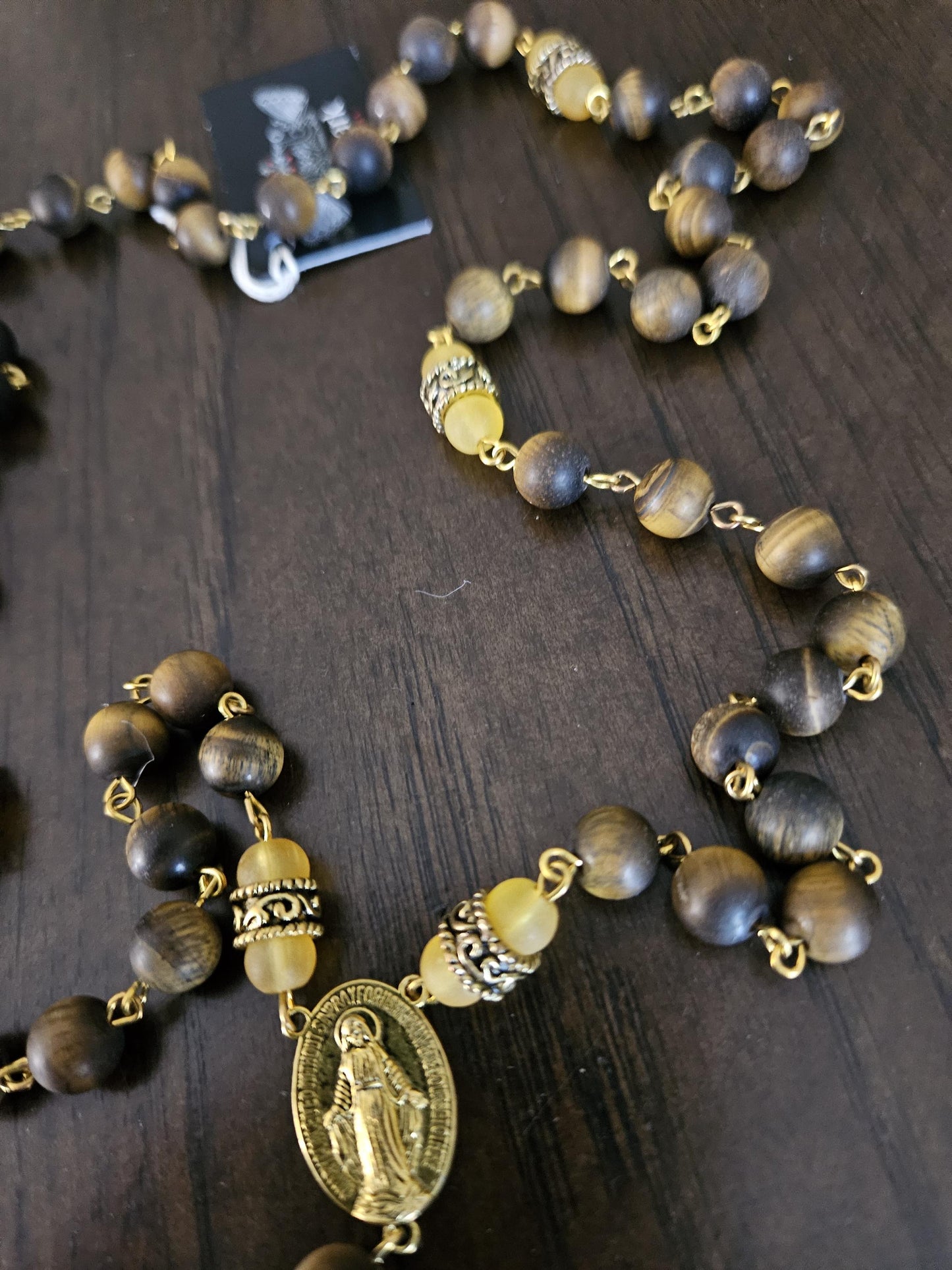 Tiger Eye Rosary