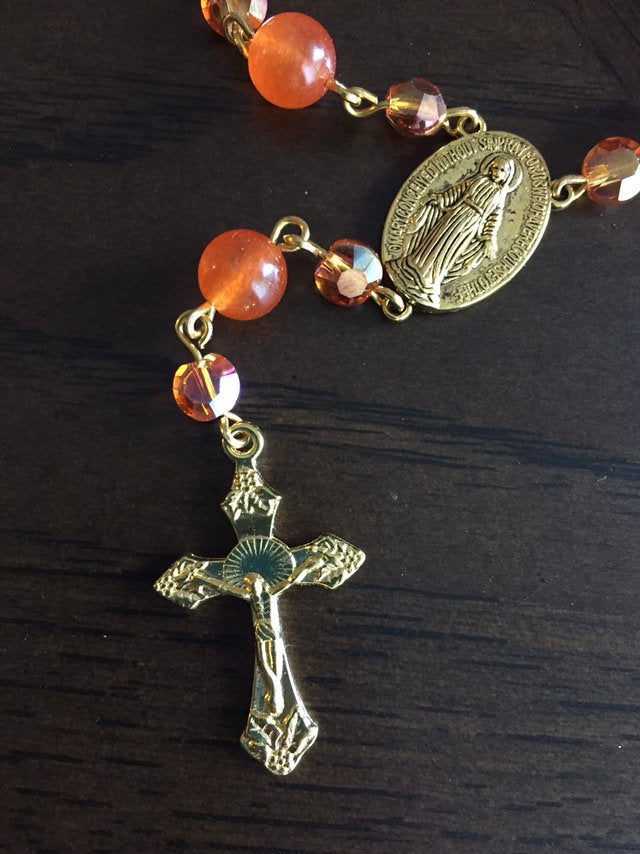 Jade Pocket Rosary