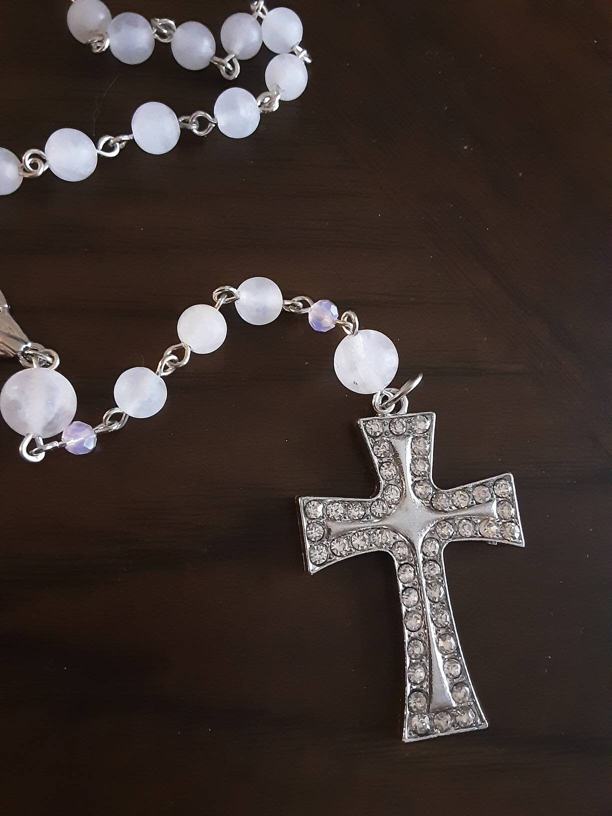 Rose Quartz Natural Stone Rosary