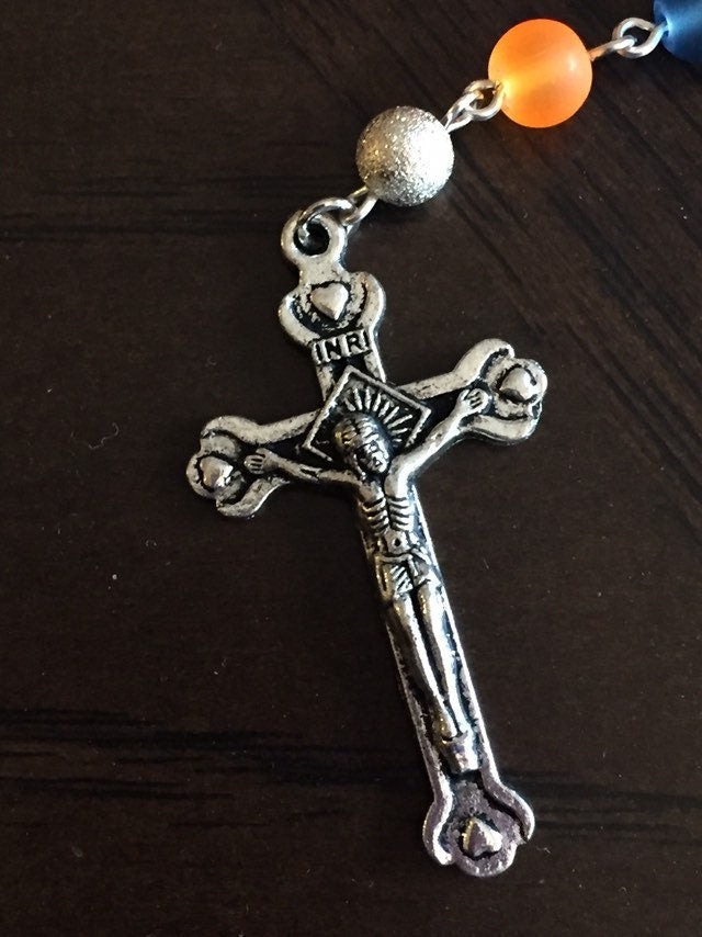 Frosted Glass Armenian Rosary