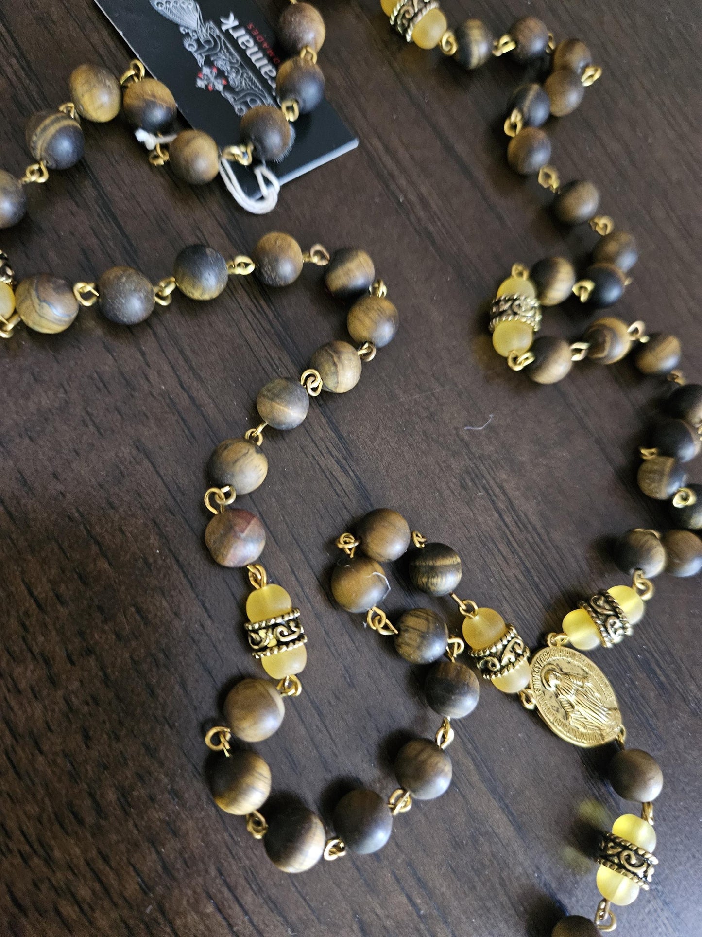 Tiger Eye Rosary