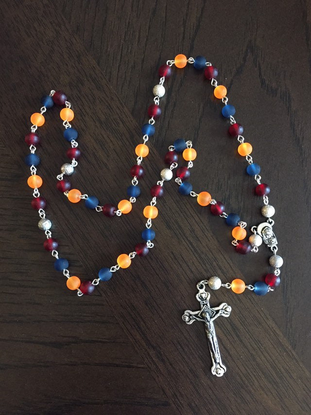 Frosted Glass Armenian Rosary