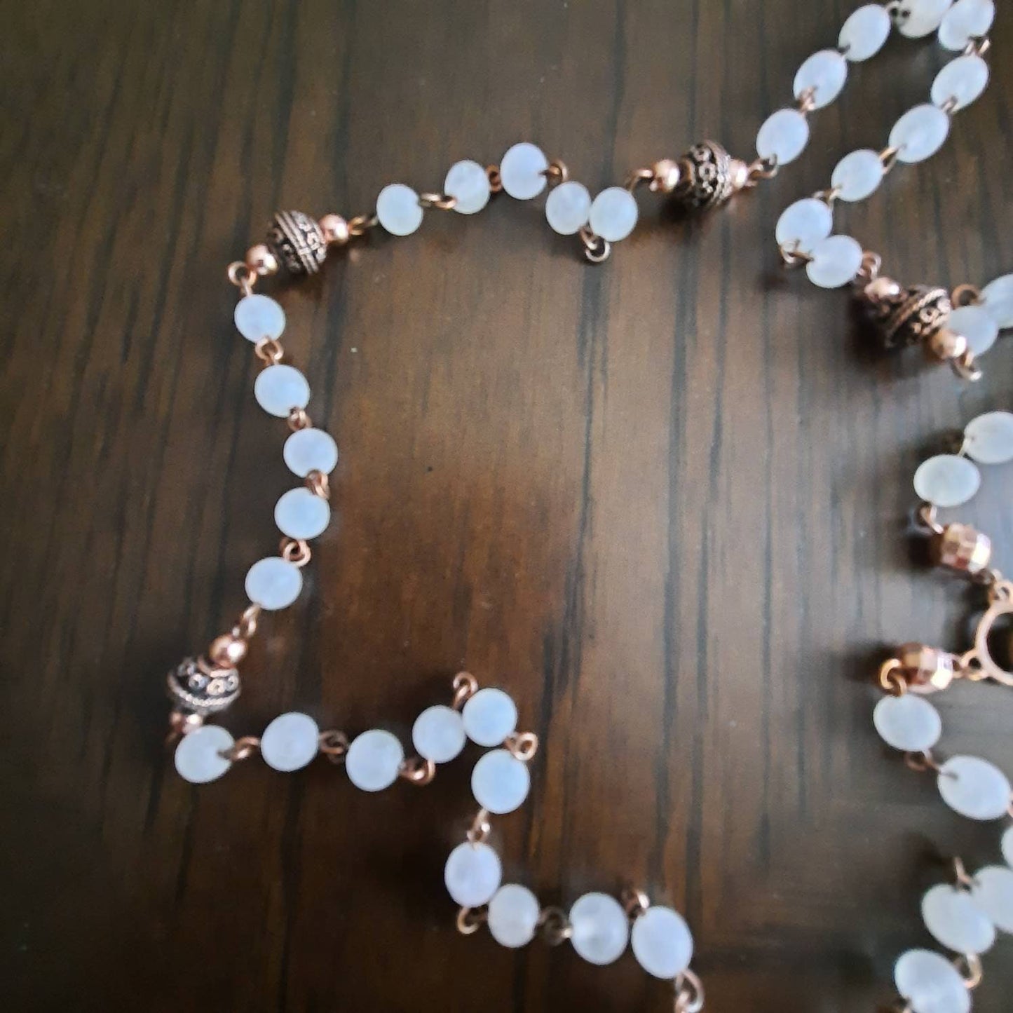 Rose Quartz And Rose Gold Rosary
