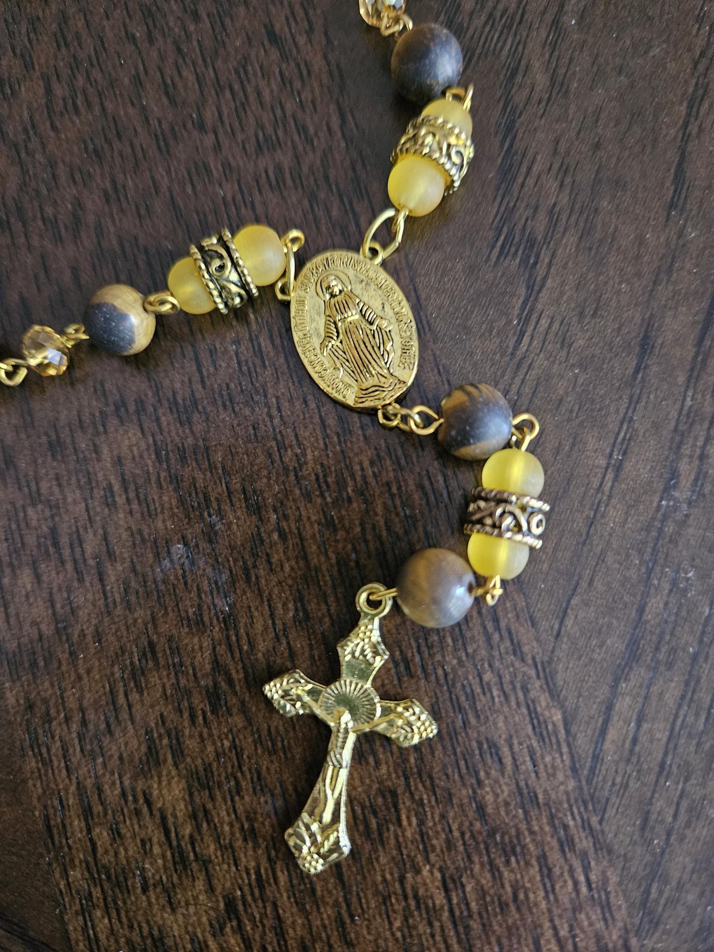 Tiger Eye Rosary