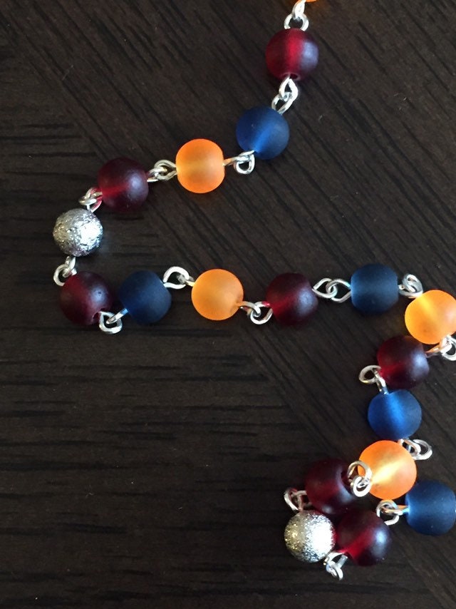 Frosted Glass Armenian Rosary