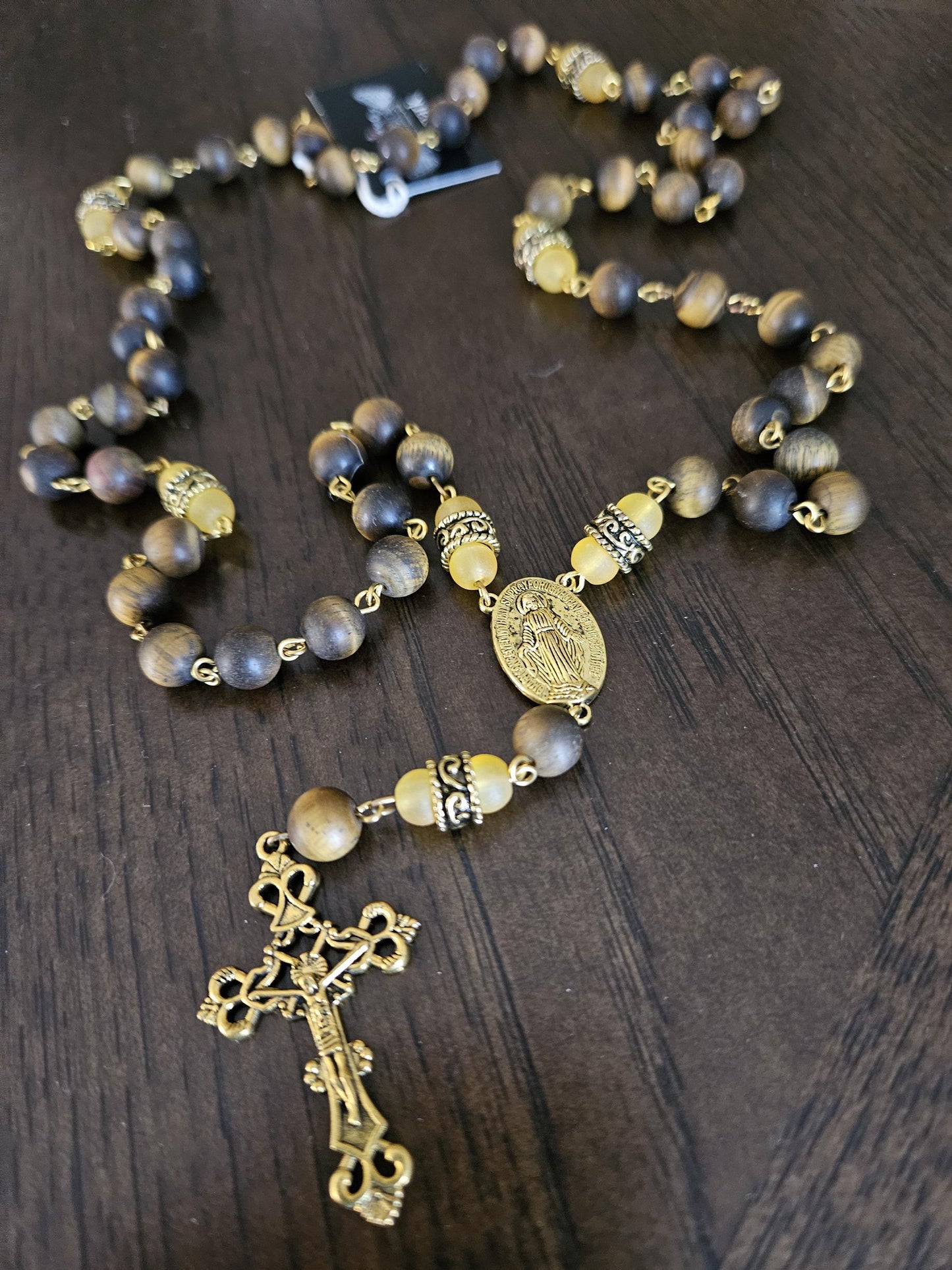 Tiger Eye Rosary
