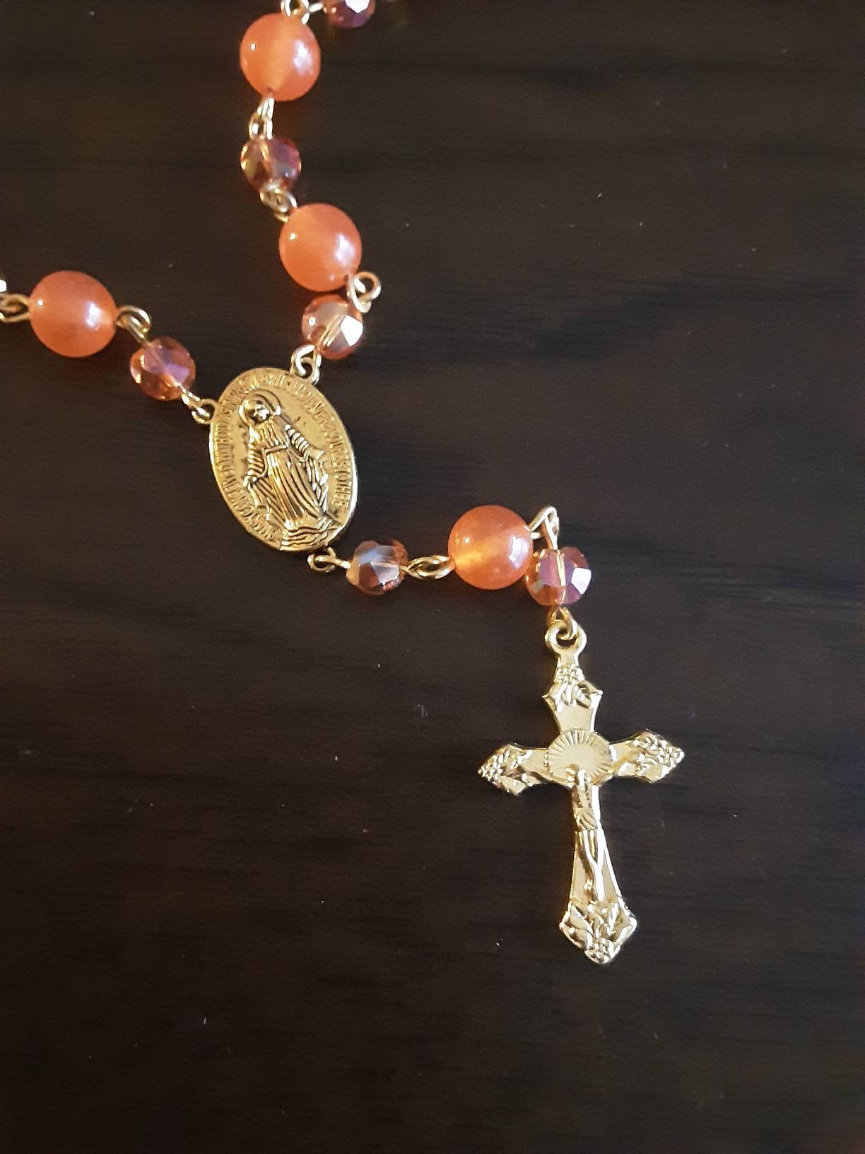 Jade Pocket Rosary