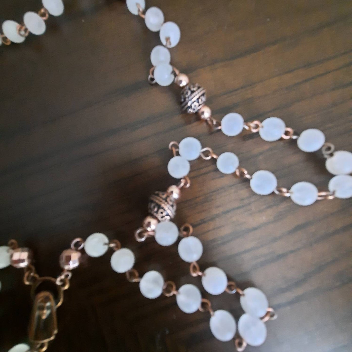 Rose Quartz And Rose Gold Rosary