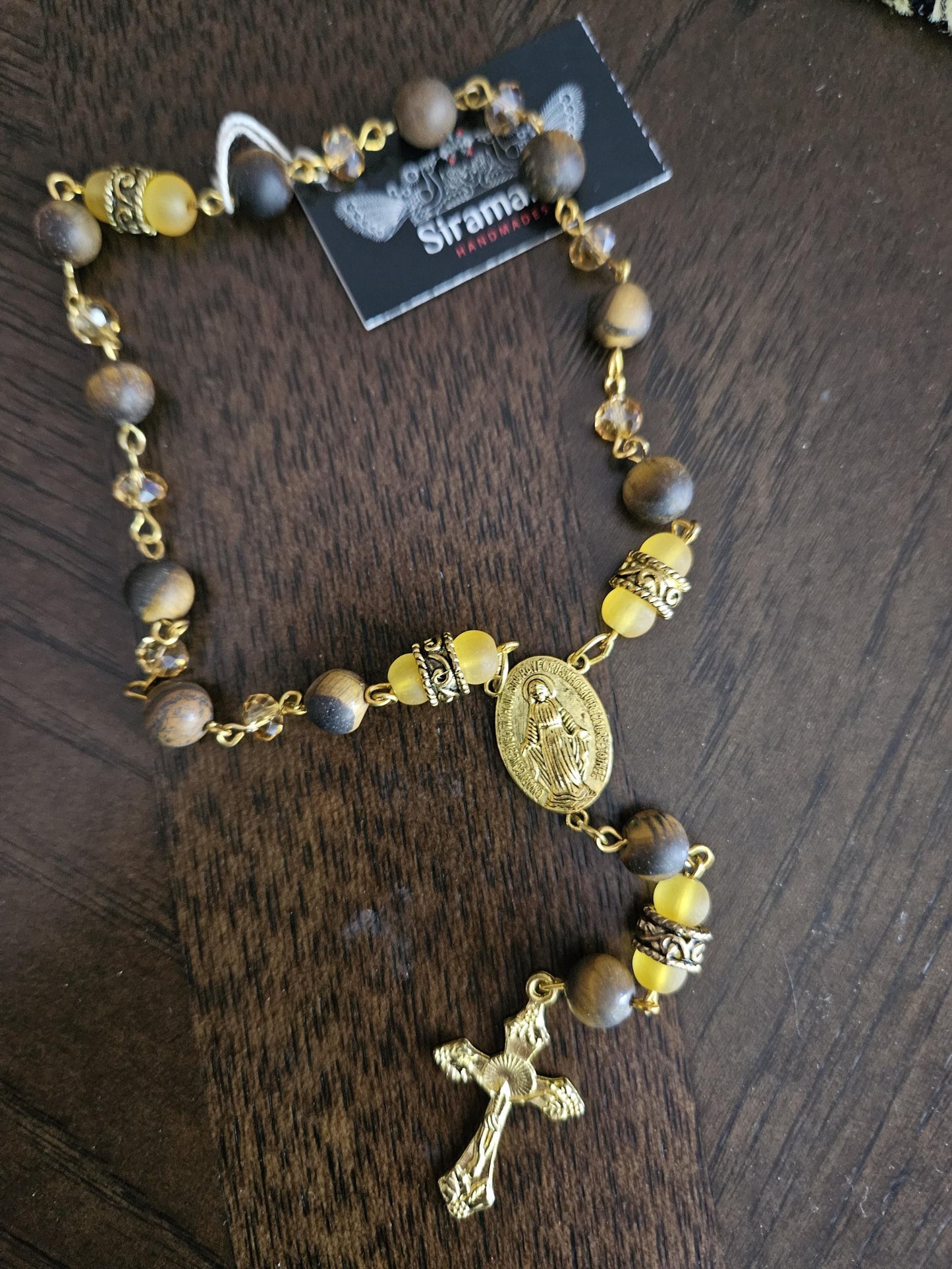 Tiger Eye Rosary