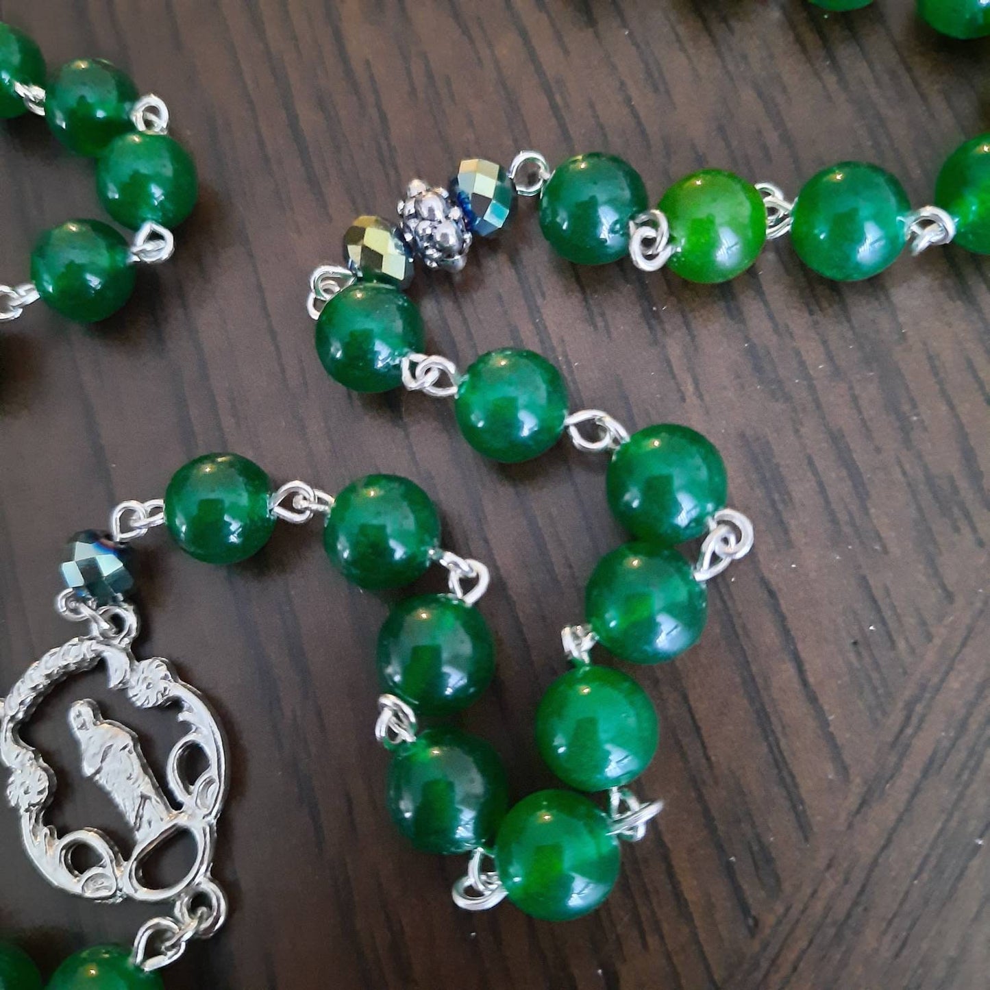 Green Jade Rosary