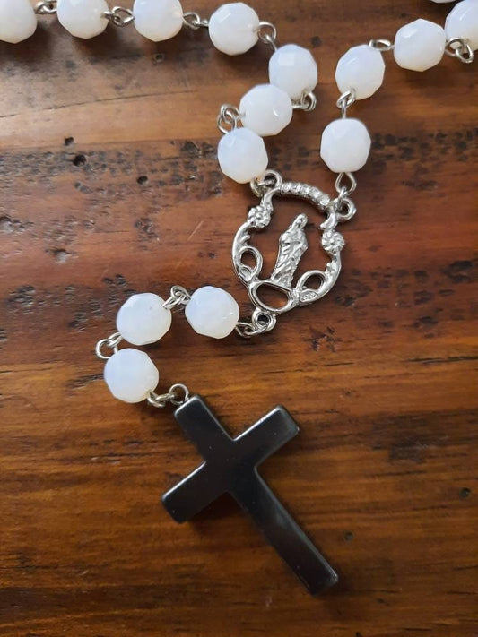 Black Cross Rosary