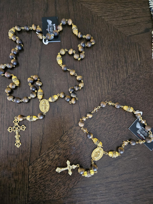 Tiger Eye Rosary